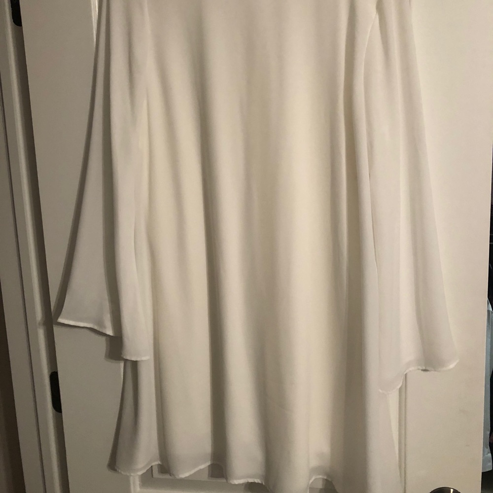 White maternity dress